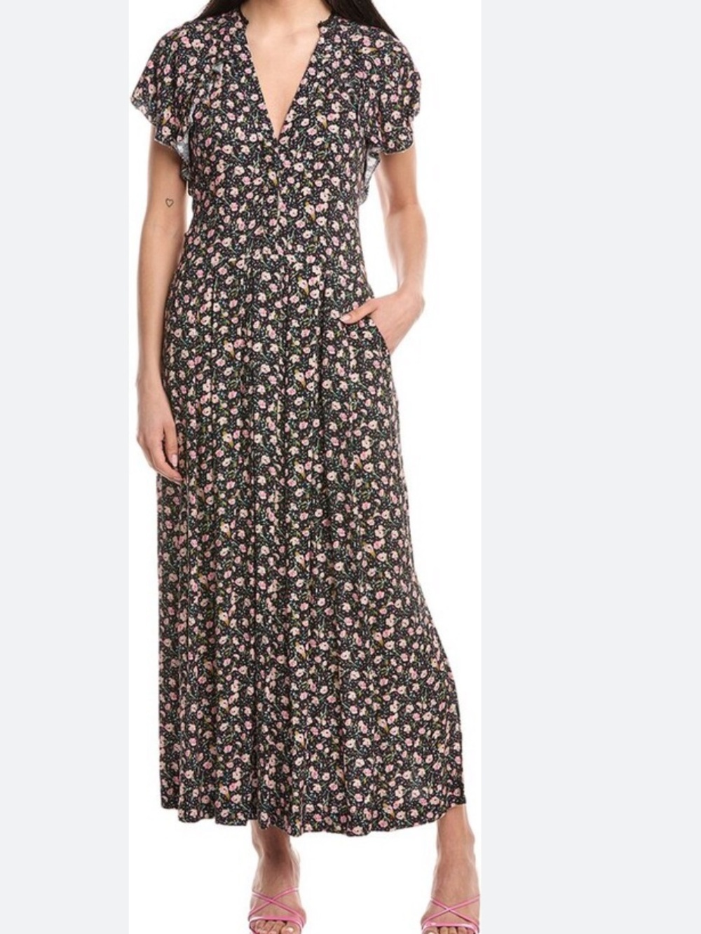 Zadig & Voltaire Ruskie Floral Maxi Dress S